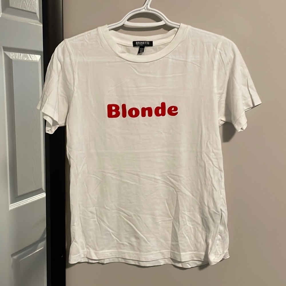 Ladies X-Small Blonde T-shirt